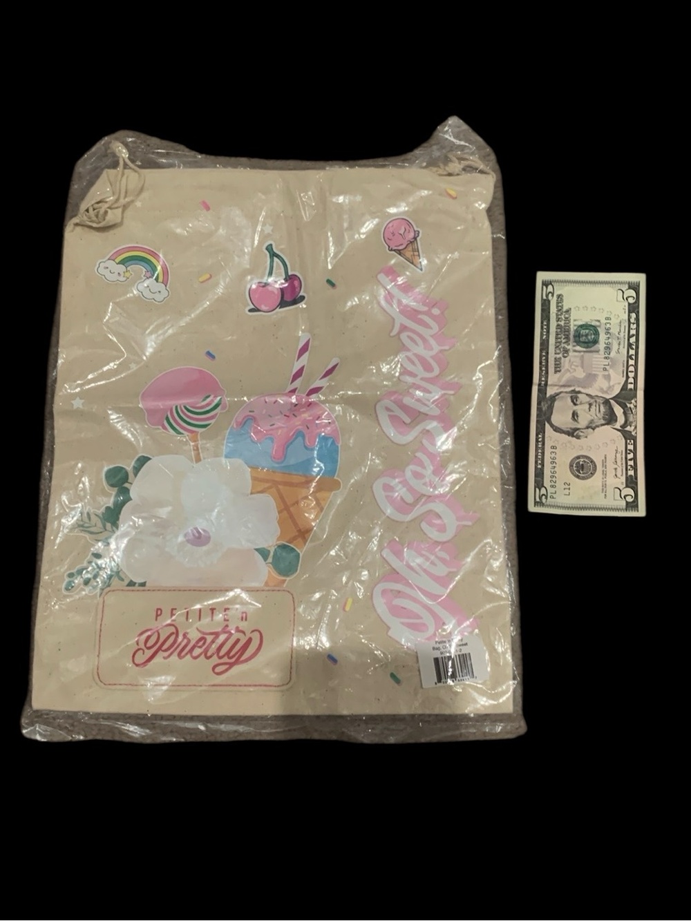 Petite n Pretty Pull String Makeup Bag